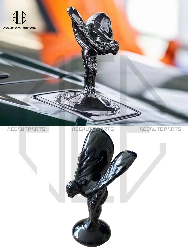 

Angel Goddess Emblems K9 Obsidian Material For Rolls Royce Ghost/Phantom/Cullinan/Wraith Hood Badge LOGO Auto Parts Accessory