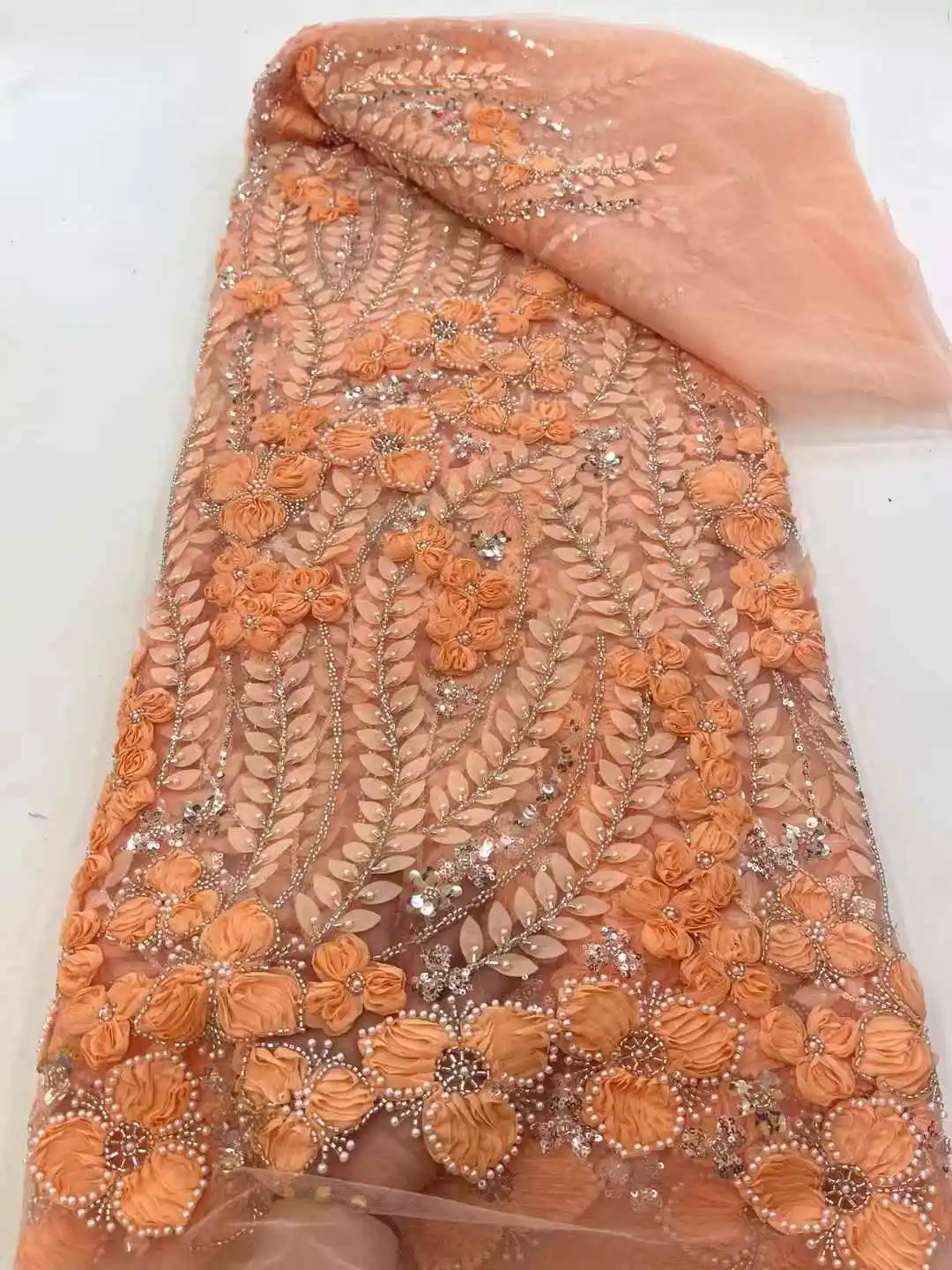 ล่าสุดแอฟริกันลูกไม้ผ้าลูกไม้คุณภาพสูง 2025 เจ้าบ่าวเย็บปักถักร้อยภาษาฝรั่งเศสคําลูกไม้ Tulle ไนจีเรียสําหรับงานแต่งงานชุด