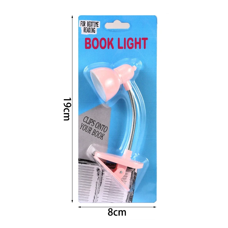 1Pc 13*5cm Portable Eye-Friendly Reading Lamp Mini White Book Light LED Reading Lamp Night Lights Read Bookmark Desk Decoration