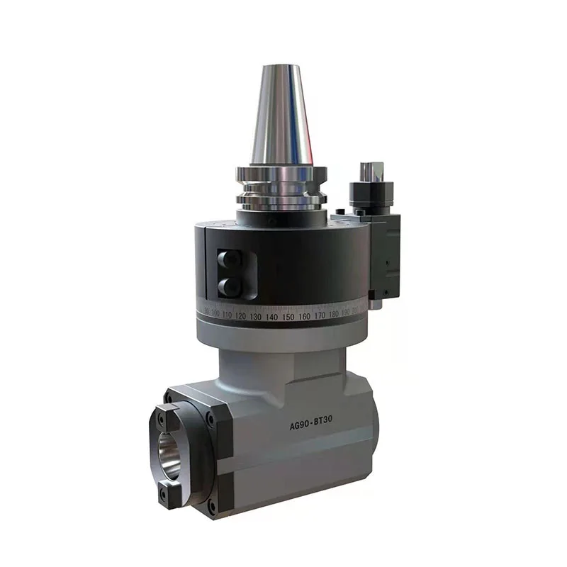 CNC工作機械 90度 BT30 BT40 BT50 アングルヘッド 水平フライスヘッド AG90-ER16/ER20/ER32/ER40 90度アングルヘッド2025