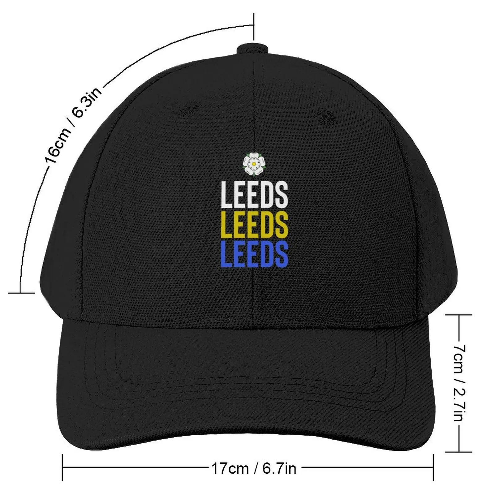 Leeds Leeds Leeds Baseball Cap custom Hat Streetwear Dropshipping Sun Hats For Women Men's