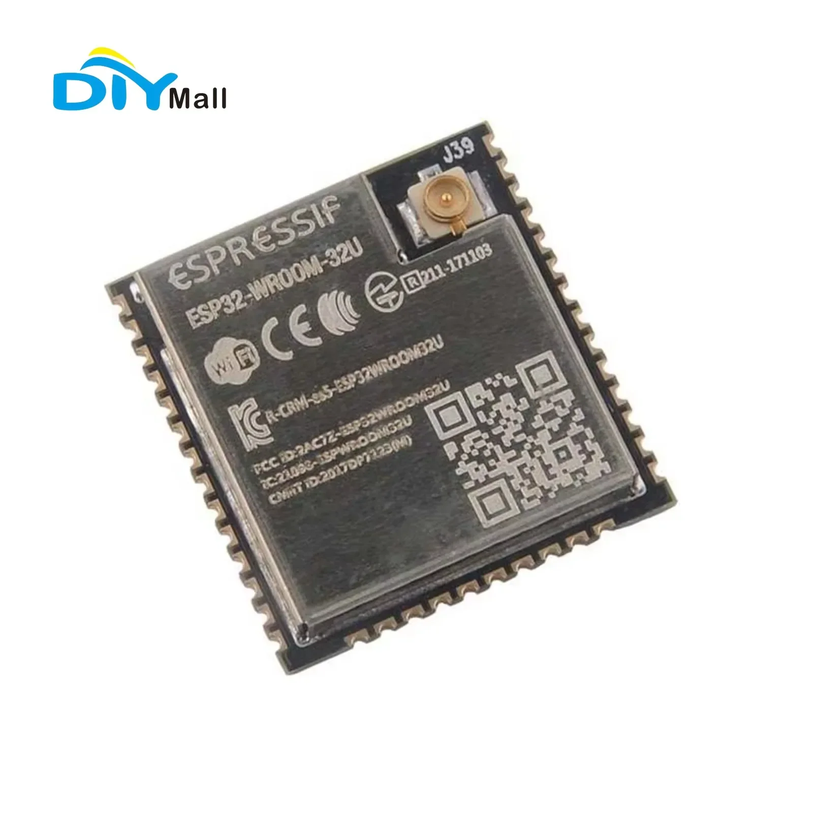 ESP32-WROOM-32U 4MB Module ESP32 Module IPEX antenna connector + 2.4G WiFi Gain Antenna + 16cm Cable U.FL to Female SMA