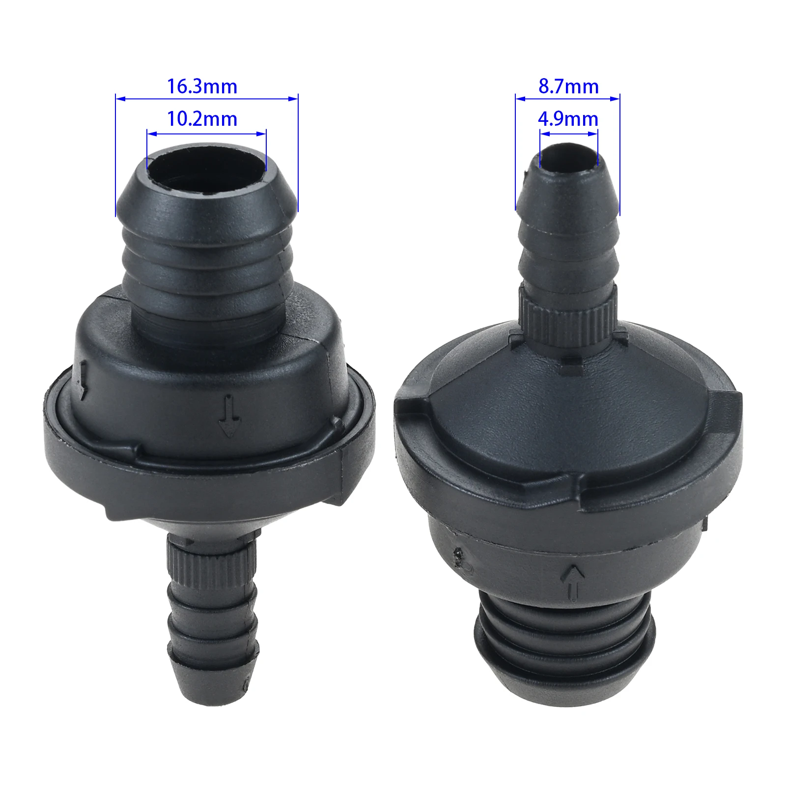 1Pc Black Plastic Car Engine Check Valve Non Return Valve for BMW E36 E46 E85 Z3 Z4 Brake Booster 34331160183 1160183