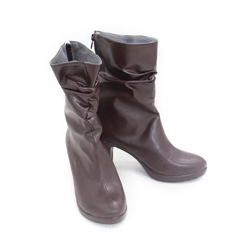 Koala Cosplay Schuhe Halloween Karneval Stiefel Cosplay Prop PU Leder Schuhe Nach Maß