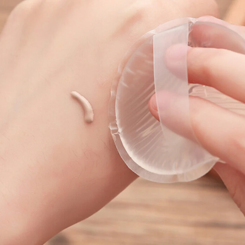 لينة سيليكون جل مسحوق نفخة الإسفنج لمستحضرات التجميل الوجه الأساس BB كريم لا مسحوق الأكل مسحوق التجميل نفخة أدوات ماكياج