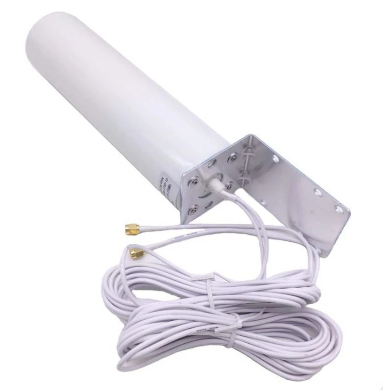 Antena SMA externa com conector Dual SMA, modem ao ar livre, 3G LTE, 10-12DBi, roteador