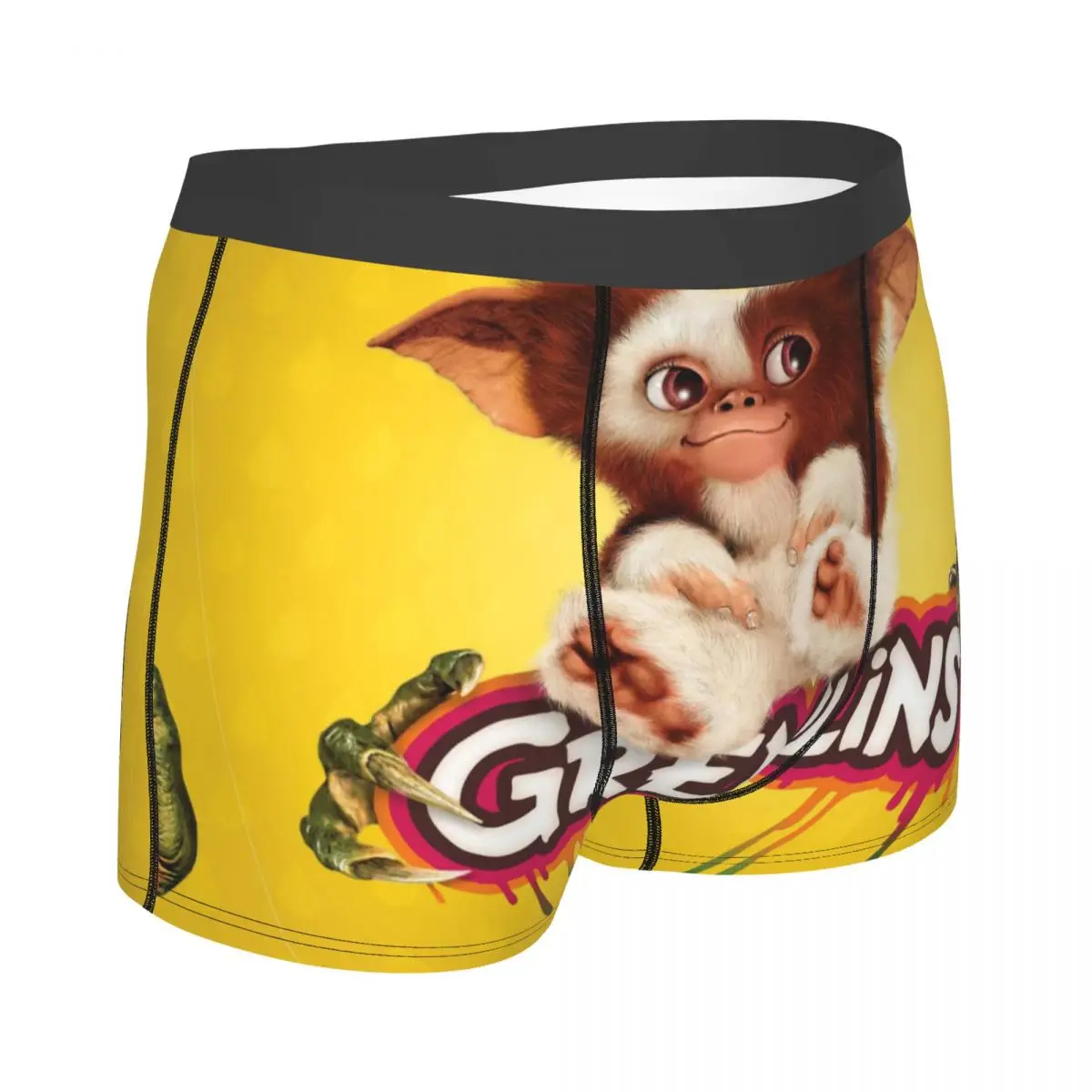 Cuecas Gremlins Boxer masculinas, roupa interior altamente respirável, calções estampados de alta qualidade, presentes de aniversário