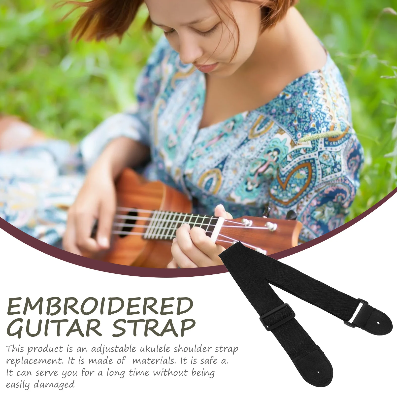 

8 Pcs Durable Guitar Strap Acoustic Neck Bass Straps Classical Adjustable Sling