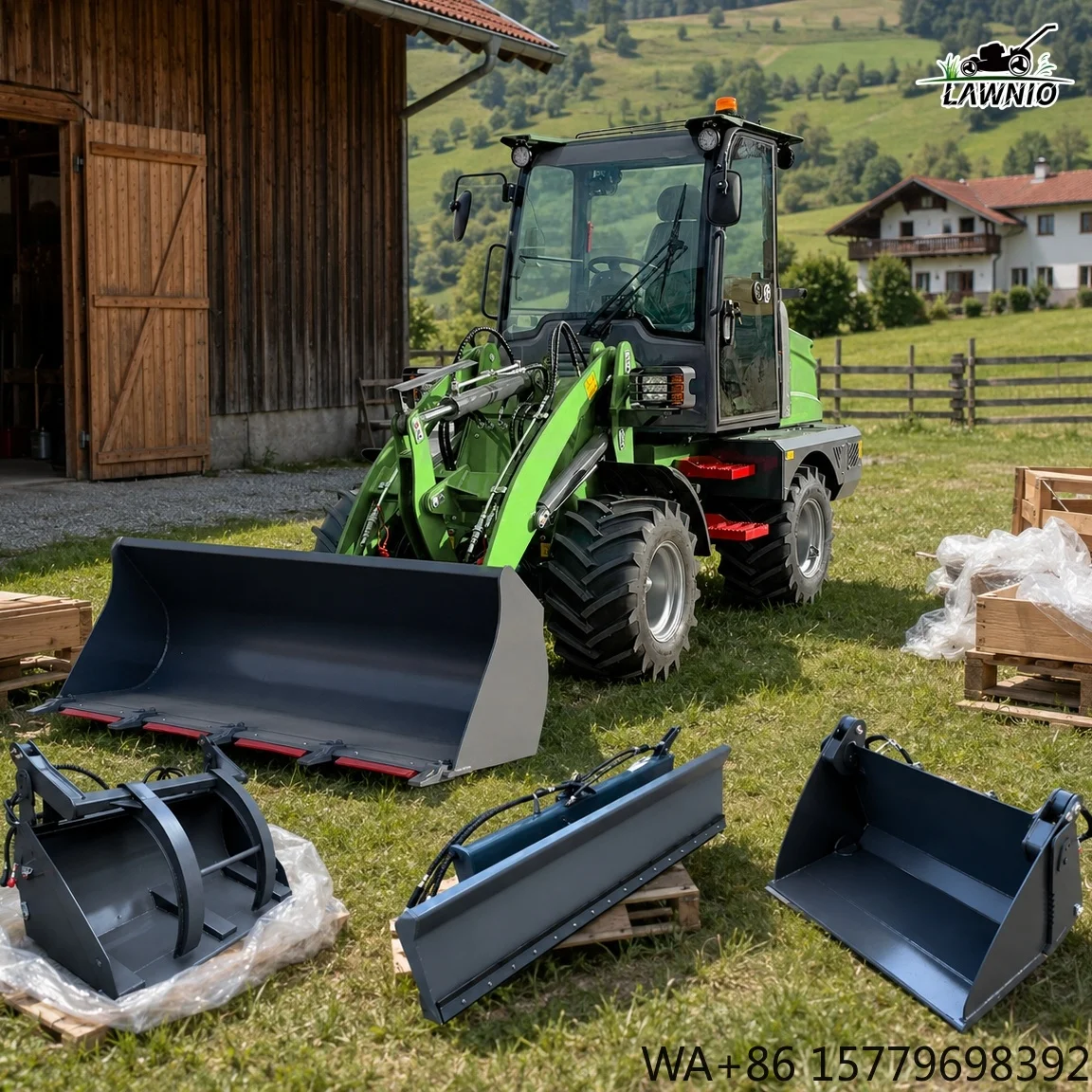 Premium Quality Wheel Loader  20km/h Maximum Speed Flexible Operation Suitable for Narrow Spaces Electric Loader