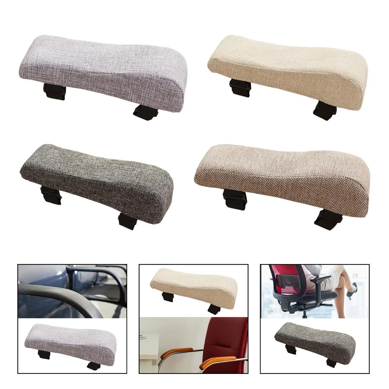 Office Chair Armrest Pad Washable Nonslip Computer Chair Armrest Cover