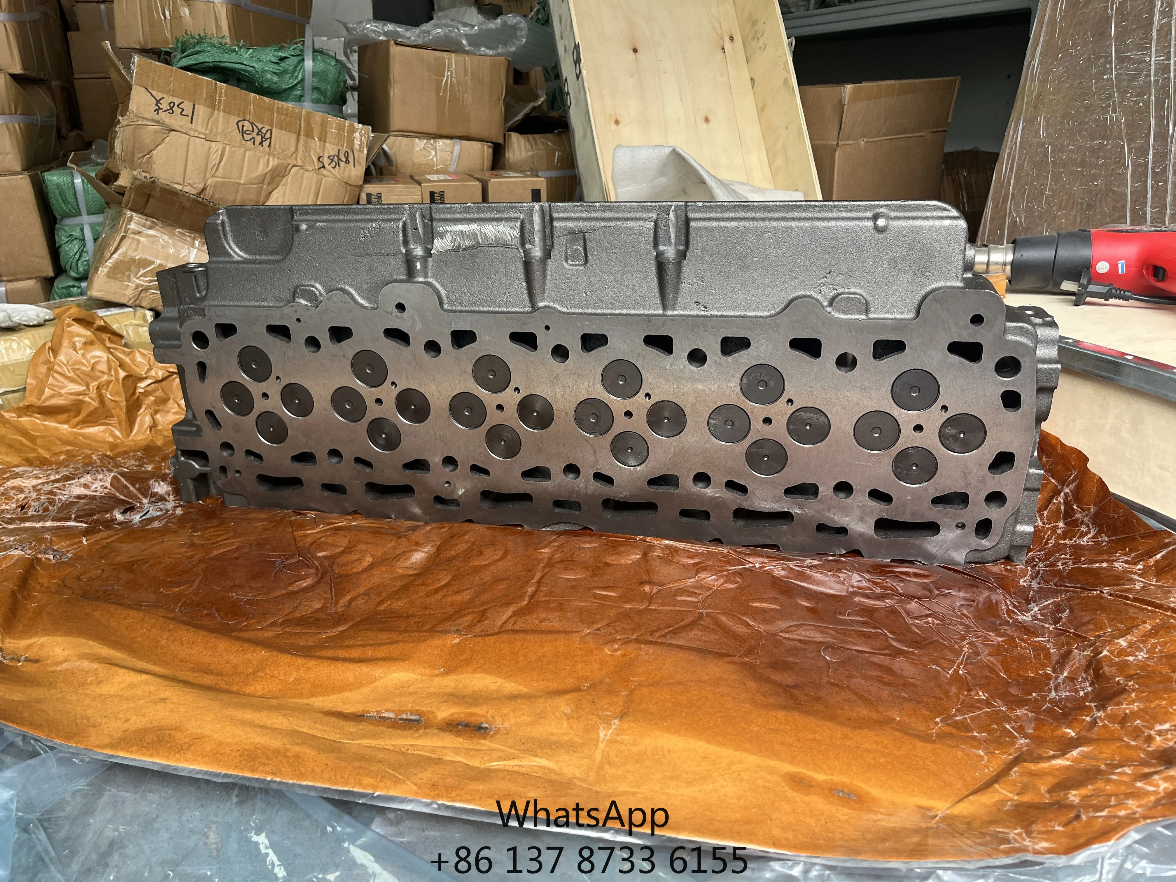 In-stock Malinu 4181V022 Diesel Cast Iron Complete Cylinder Head Assy With Valves For 1106D-E66T Engine