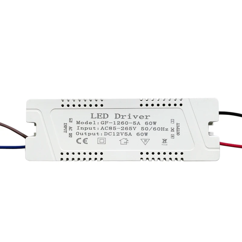 LED Power Supply DC 12V Transformer Switch Driver 1A 2A 3A 5A  Adapter For CCTV AC110V-220V Led Driver 12W 24W 36W 60W