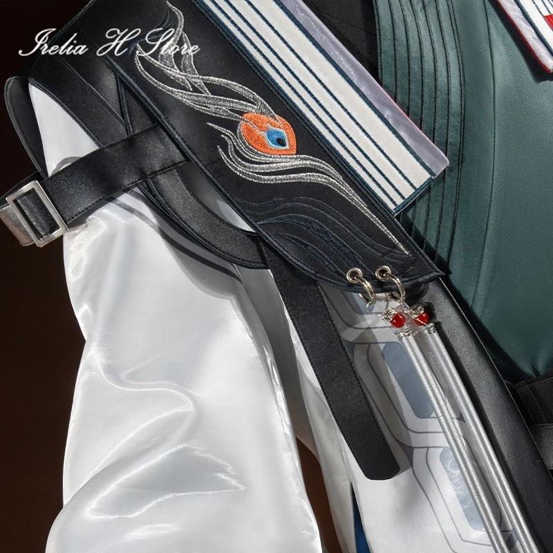 Irelia H Zuo Le From Arknights 코스프레 의상 할로윈 의상 애니메이션 게임 Zuo Le 유니폼 슈트 탑 바지 코트