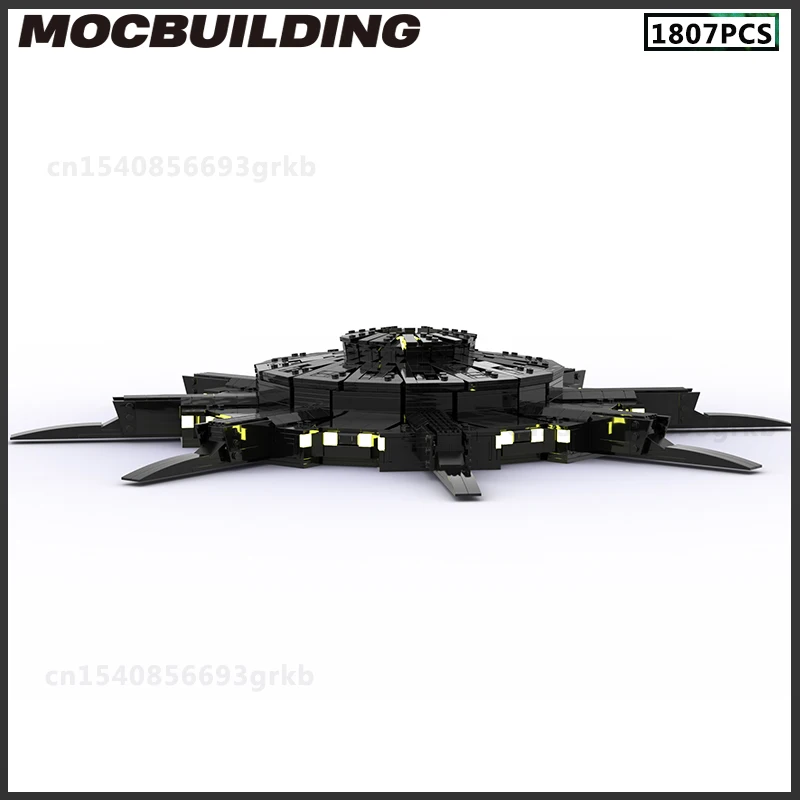 MOC Building Blocks Spaceship Battleship Frigate Starfighter DIY Bricks Space Base Model Toys Birthday Gifts Christmas Present