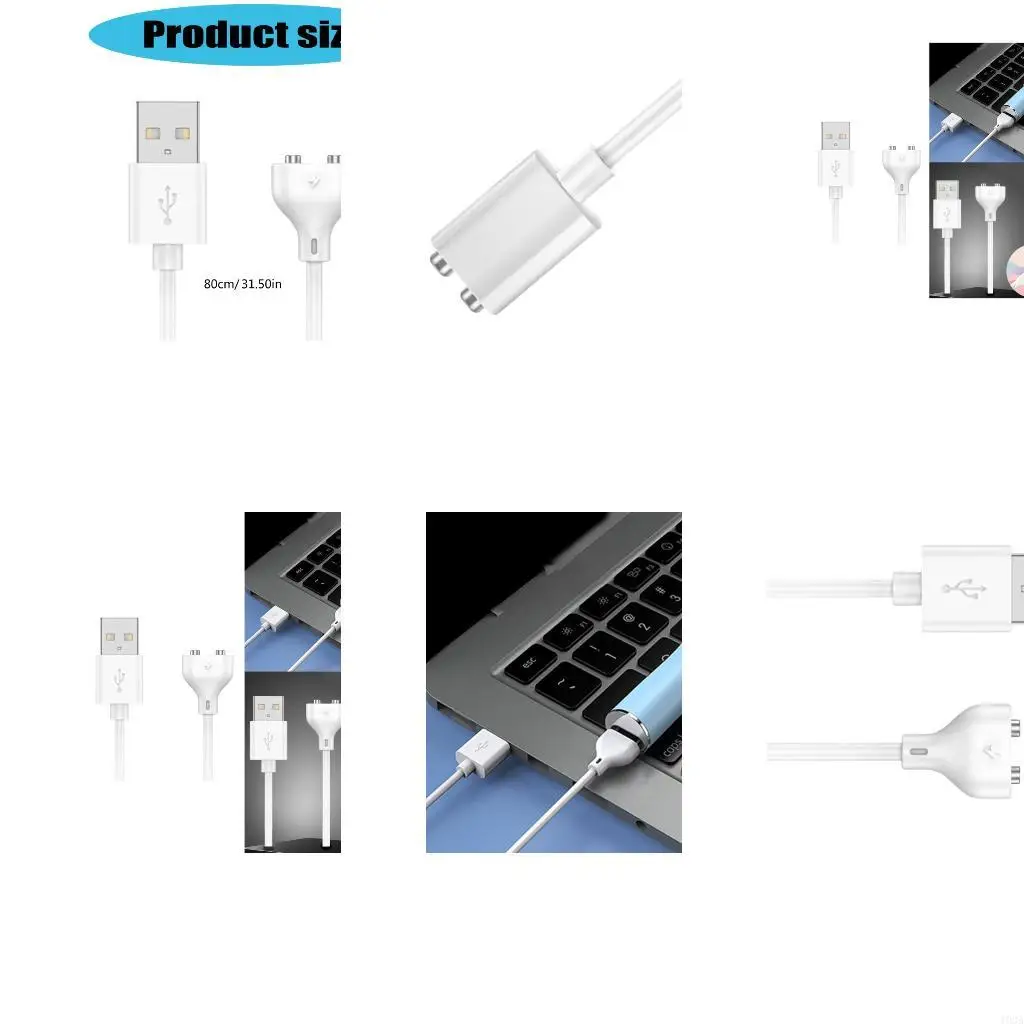193A Charging Cable 2Pin Power Cord with 7mm Accurate Spacing Fast Power Delivery for Intelligent Electronics