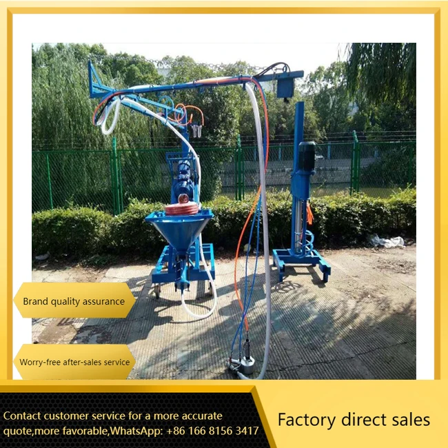 Grc Glass Fiber Sandblasting Machine Mini Wall Spray Cement Sandblasting Machine