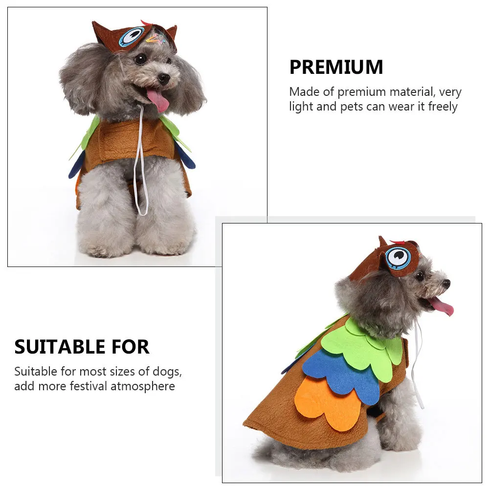 

1Set Pet Clothing Creative Soft Halloween Christmas Dog Cosplay Clothes Pet Costume Festival Decoration Dog Cosplay Clothes