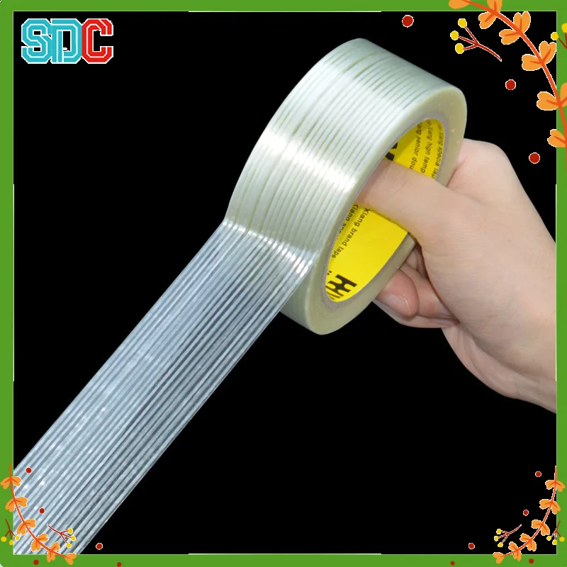 2cm Wide Fiber Tape Rc Aircraft Fixed Wing Kt Board Super Strong Mesh Single-Sided Fiberglass Tape Model Aircraft Making Tool