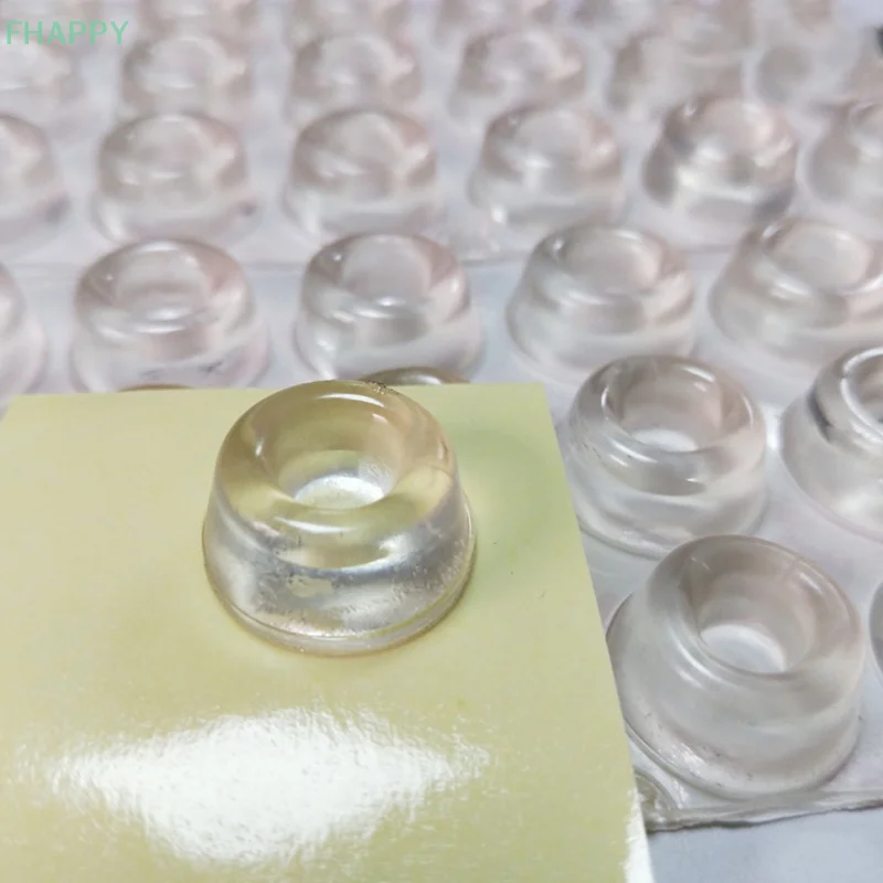 แผ่นยางกันกระแทกสำหรับตู้กันชนซิลิโคนมีกาวในตัว12ชิ้น