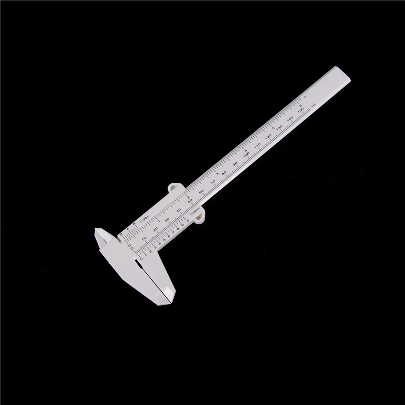 6 Inch 150mm Plastic Ruler Sliding Gauge Vernier Caliper Jewelry Measuring tool