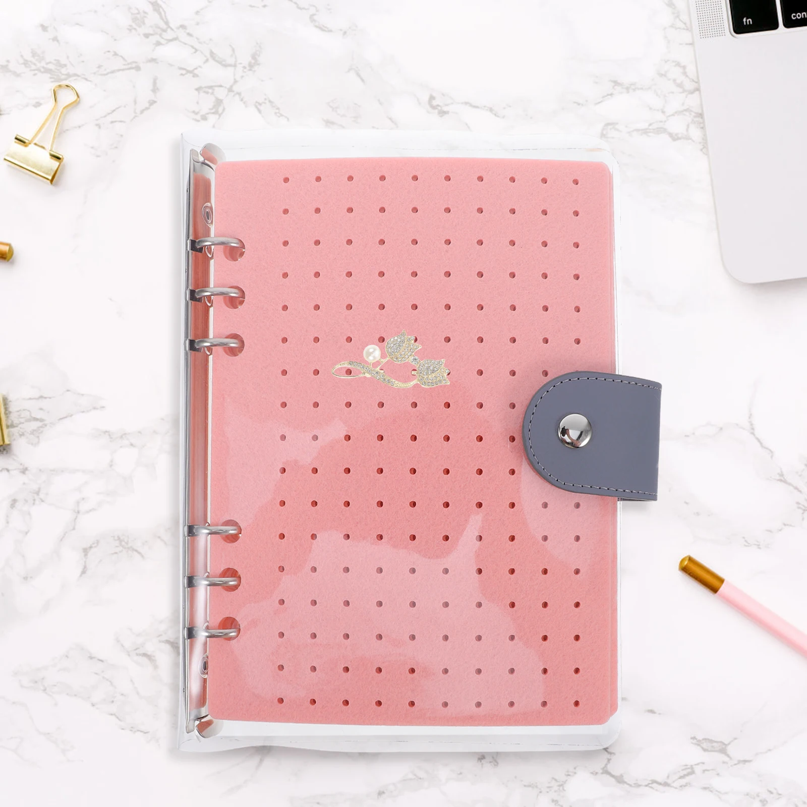 

Enamel Display Folder Jewelry Storage Organizer Portable Travel Case For Brooches Badges Collectors Holder Book Pin Display