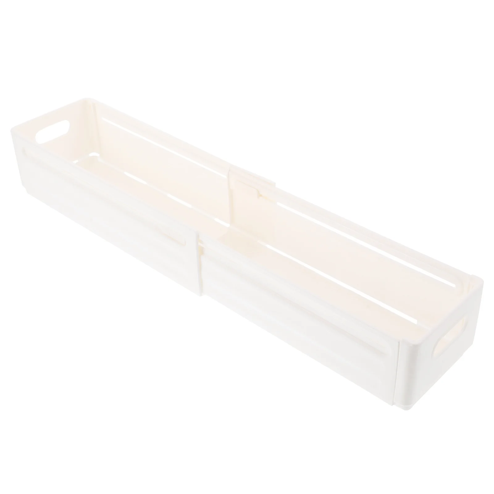 Organizador de maquillaje y cuidado de la piel, caja de almacenamiento de plástico retráctil para tocador y cocina, divisor de cajón expandible para artículos diversos y