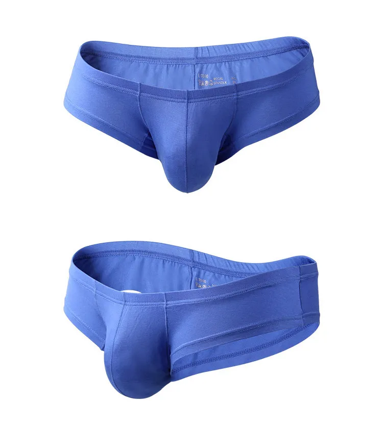 Youth U Convex Pouch Boxer Shorts for Men Mini Panties Yuong Modal Thin Underwear Boys Low Waisted Breathable Solid Color Trunks