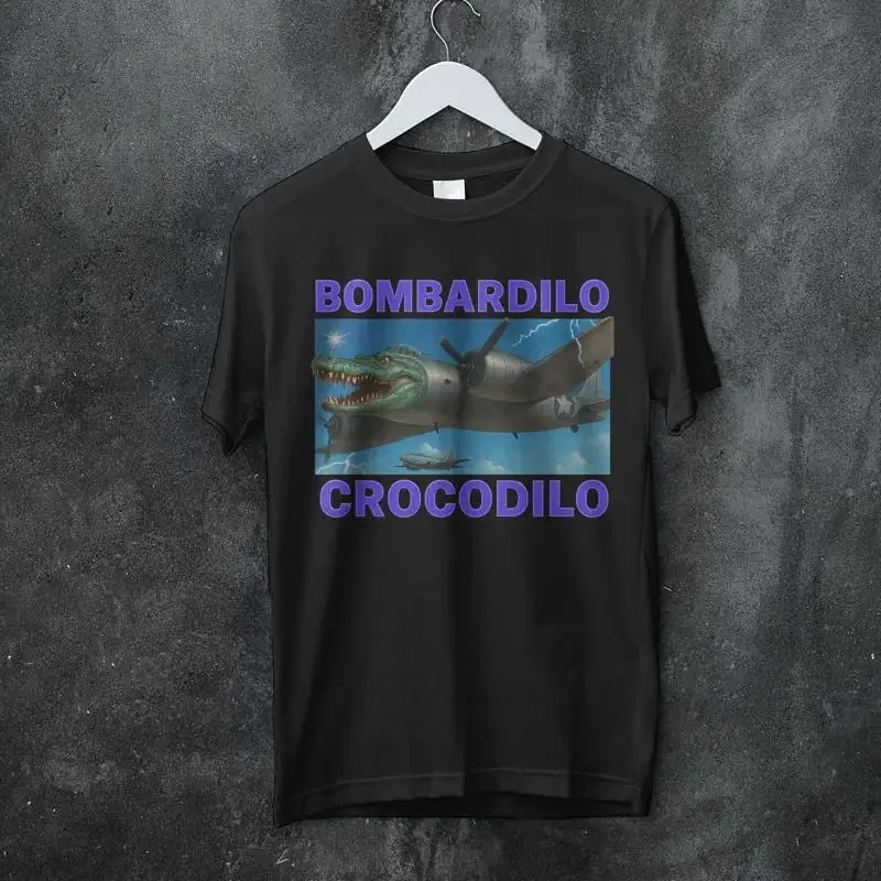 Camiseta divertida de meme italiano de Ardilo Crocodilo, Brainrot Trulalero Trulala, estilo bootleg, Ardino Crocorino