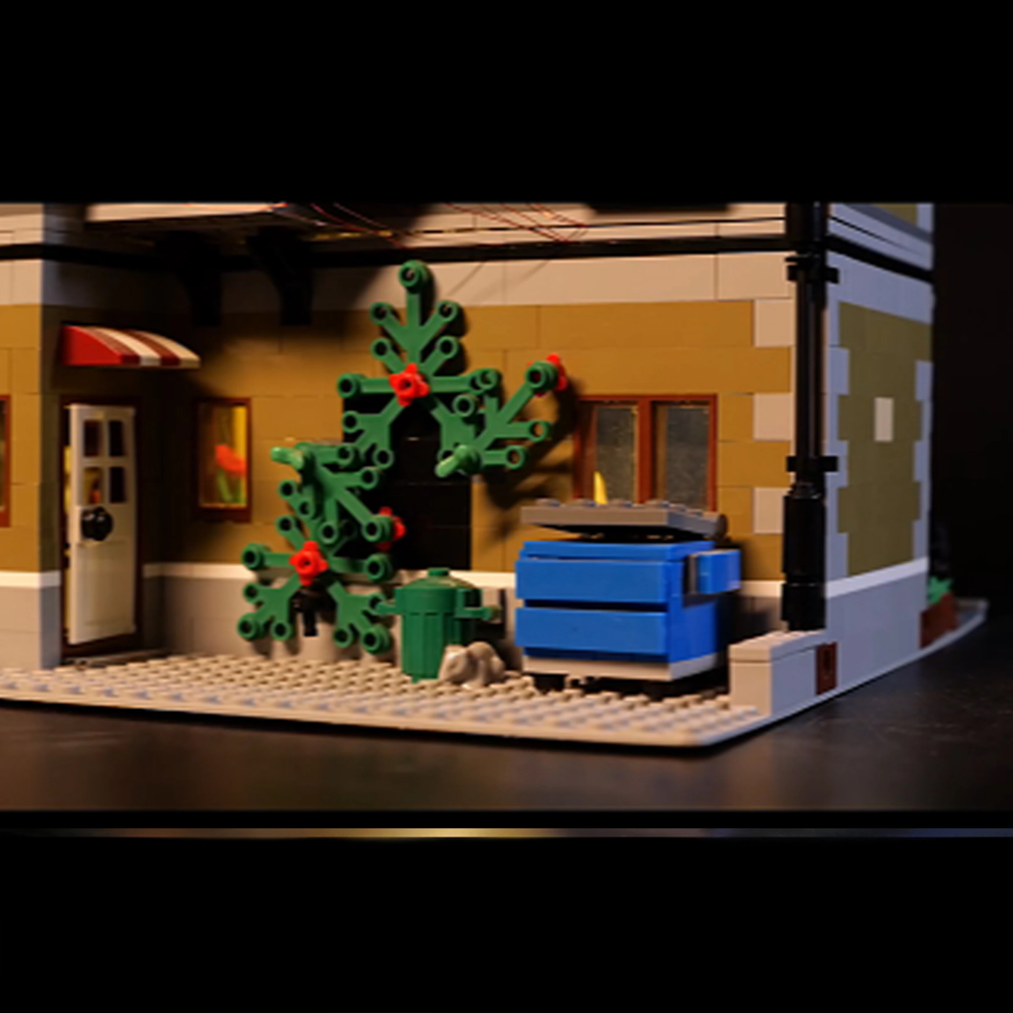 DIY-bouwsteen LED-lichtset voor 10243 modulair restaurantmodel in Europese stijl, verlichtingsaccessoires voor creatieve weergave