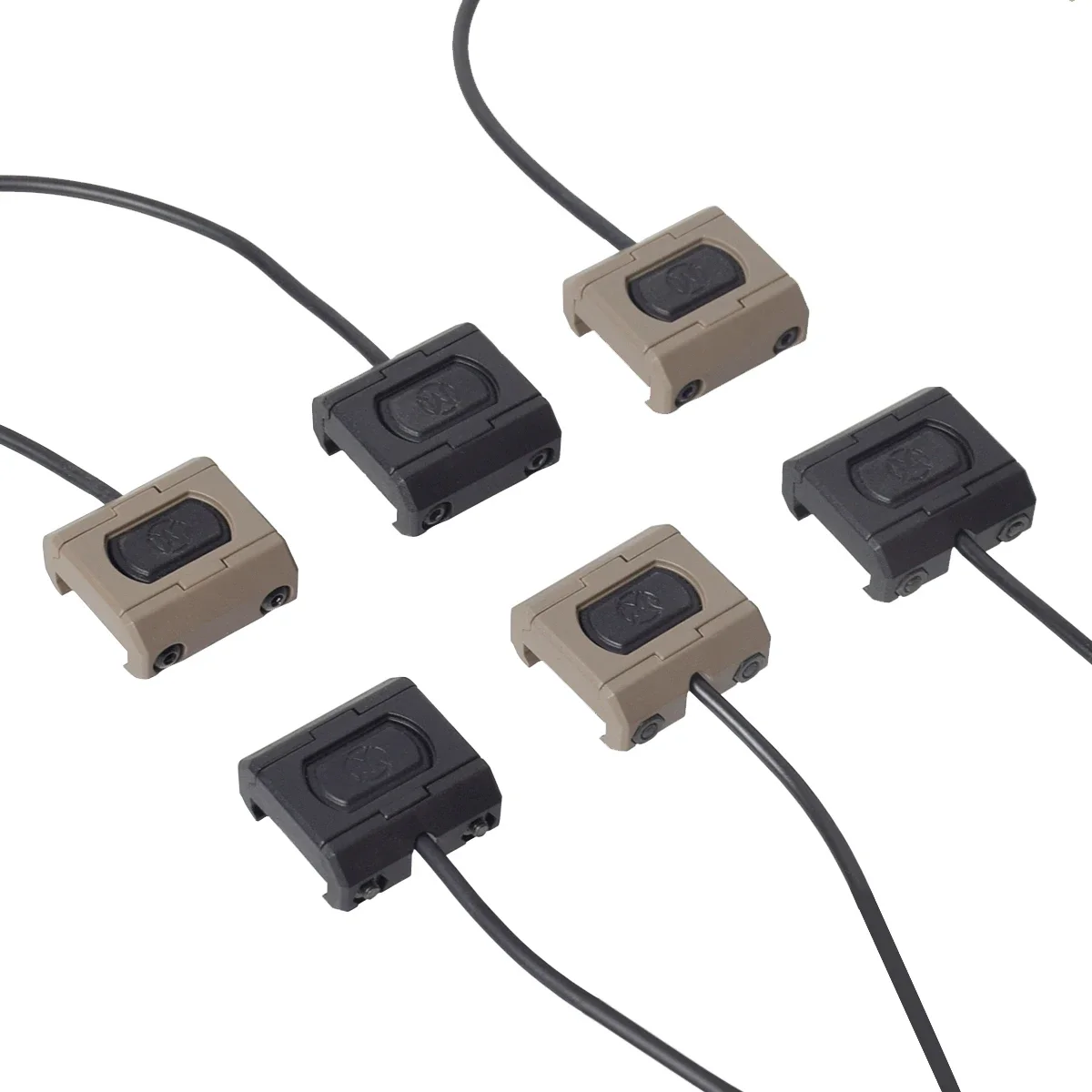 Tactical ModButton Pressure Remote Switch Tail Fit Mlok Keymod Picatinny Rail PEQ15 DBAL A2 Laser SureFire M300 M600FlashLight