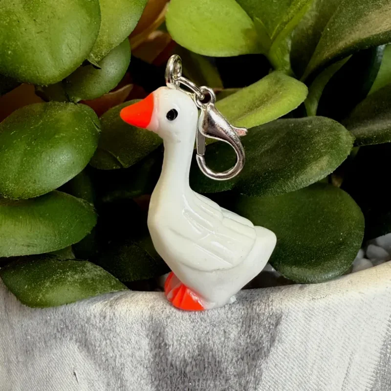 Silly Goose Badge Charm, Badge Charm, Badge Buddy, Work Badge Charm, Gift for Nurse, Gift for Teacher, Goose Charm