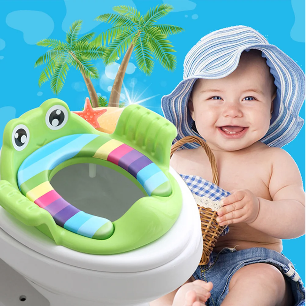 Attractive Colors Toilet Seat Kids Trainer Ring Training Thicken Durable Potty Baby Environmentally Friendly