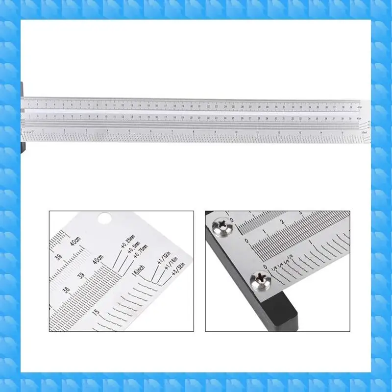 

Сверхточная маркировочная линейка ETRT, метрическая версия из нержавеющей стали, деревообрабатывающая линейка, высокоточная Т-образная площадь