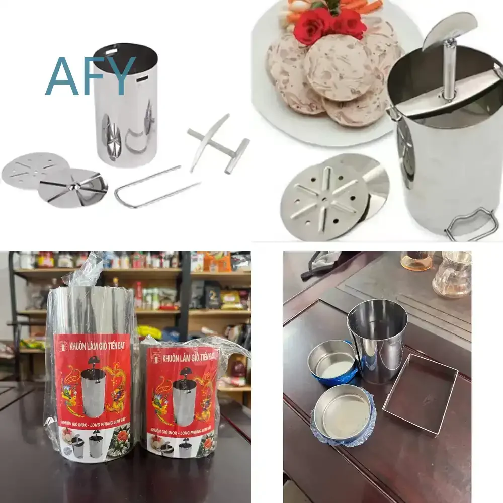 Special for Vietnamese Tied Meat Kitchen Utensils Stainless Steel Abrasives Meat Tied Buckets Snacks Ham Sausage Food Prep