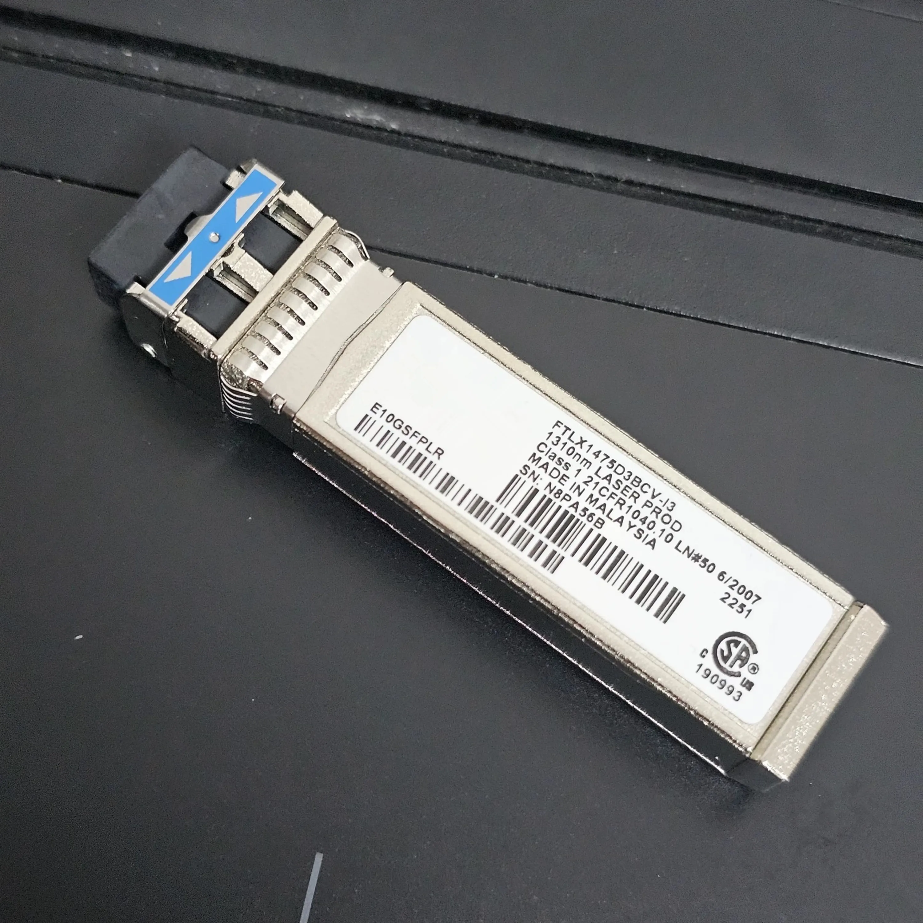 

FTLX1475D3BCV-I3 Optical Transceiver 10GB SFP+ 1310NM 10KM E10GSFPLR I-nt-el 10G SFP Single Mode Fiber Module Sfp