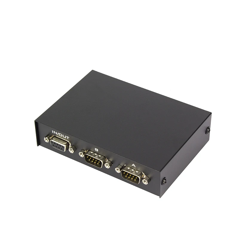 2 Port Manual RS232 Serial Port  Switcher One-To-Two DB9 Print Sharing Device  COM Splitter MT-232-2