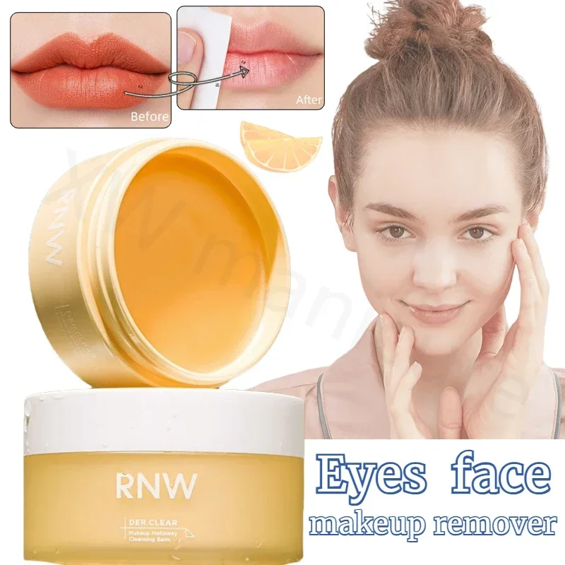 RNW Makeup Remover Cream  Orange Fat Clean Remover Oil Beauty Health Cosmetics Skin Care Eye Lip Face Mild Water Emulsion Gel