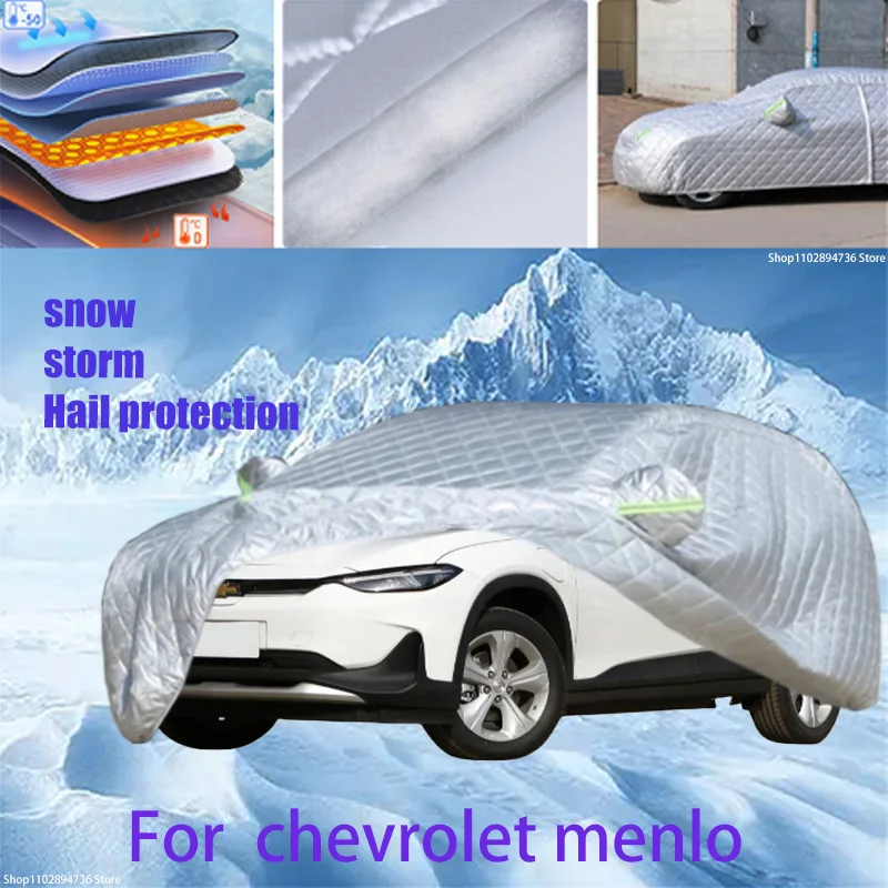 

For chevrolet menlo Outdoor Cotton Thickened Awning For Car Anti Hail Protection Snow Covers Sunshade Waterproof Dustproof