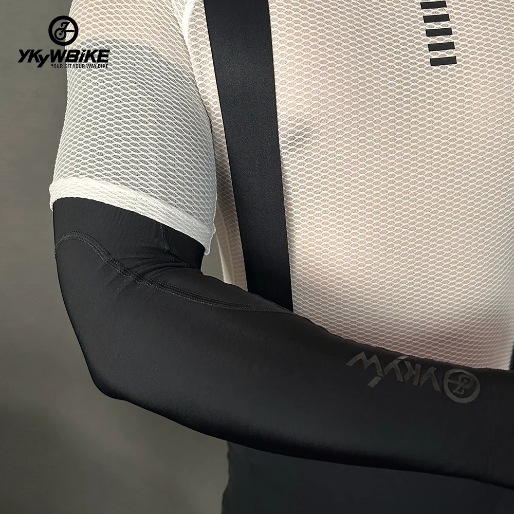 YKYW 10℃ 20℃ Men Women Pro Thermal Cycling Sleeve Bike Sun Protection Arm Warmers Bicycle Sports Protect Cover Miti Breathable