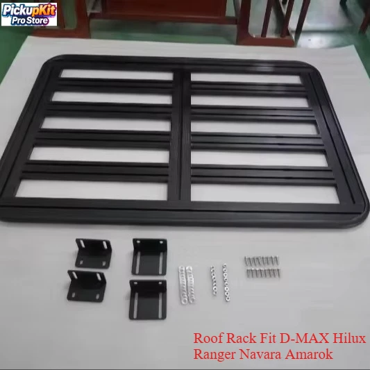 

Custom Aluminum Anti-rusted Roof Rack – 4x4 Offroad Heavy Duty Cargo Platform Fit D-MAX Hilux Ranger Navara Amarok