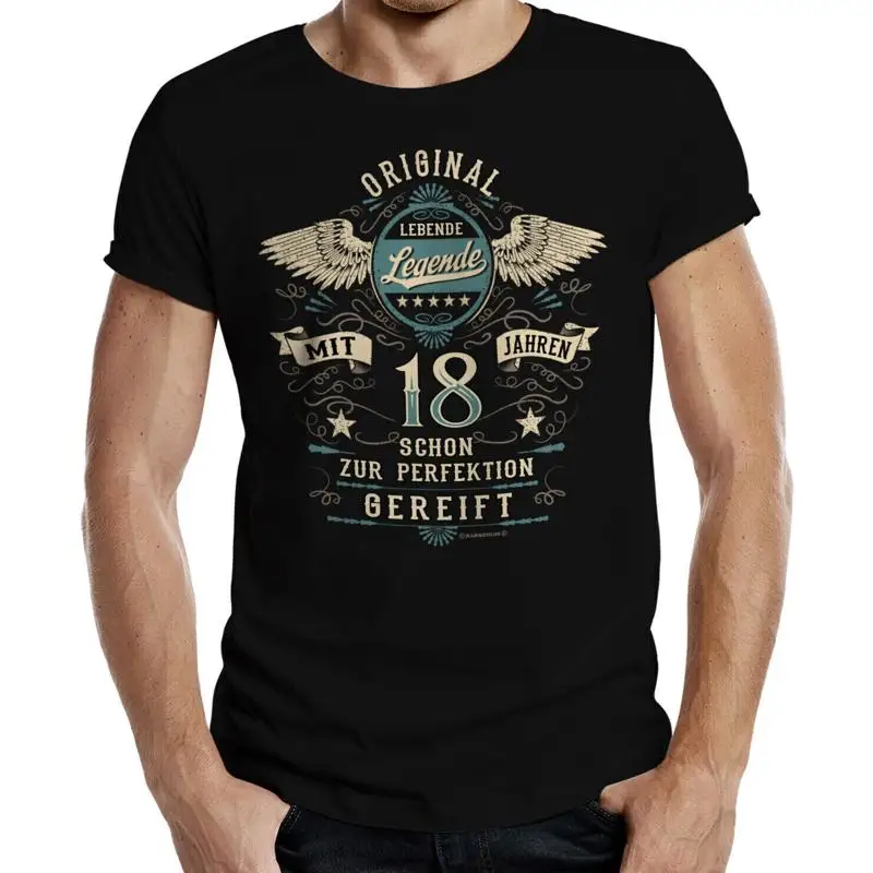 

18 Geburtstag T Shirt 18 Years to The Perfection Matured Sprüche shirt Gift