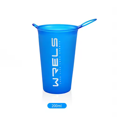 WRELS Folding Water Bottle TPU BPA-Free Collapsible Soft Flask Outdoor Sport Hiking Camping Running Portable Soft Water Bottle - Image 11