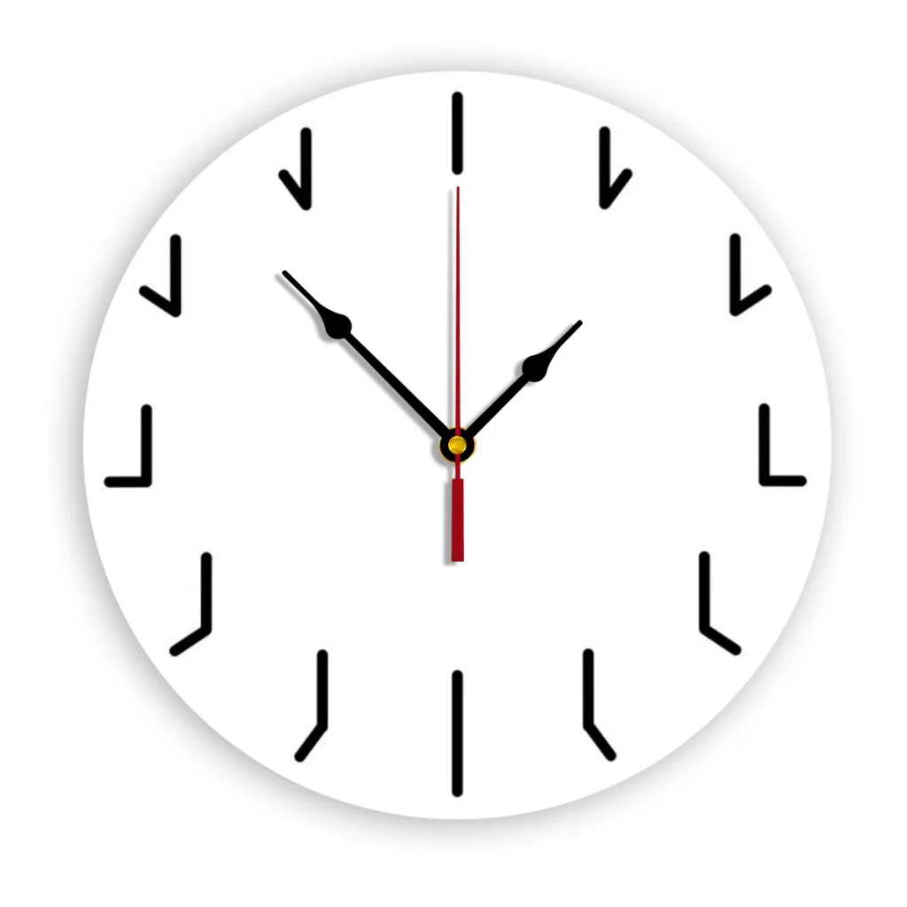 Clock o\'clock Wall Clock Modern 3D for Home Office Hotel Restaurant School Decoration