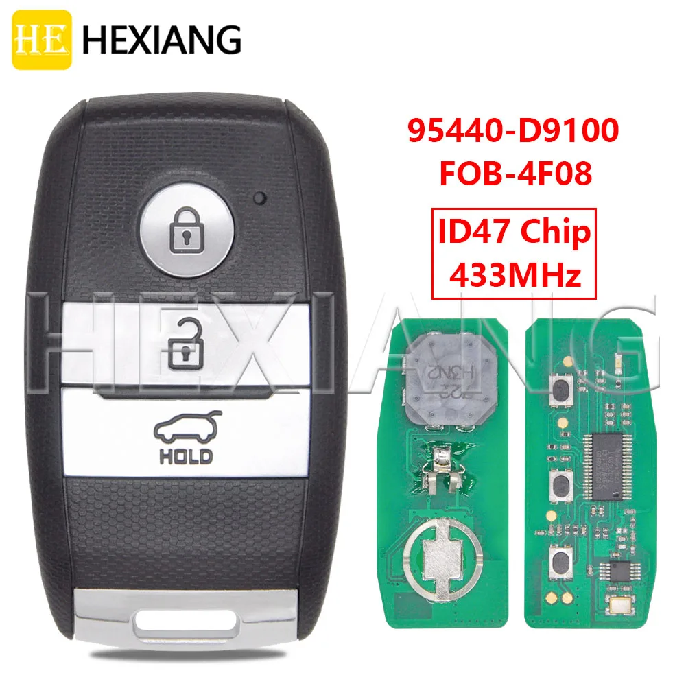 DR 95440-D9100 433MHz ID47 Chip sin llave Go llave de Control remoto de coche para KIA Sportage 2016 2017 2018