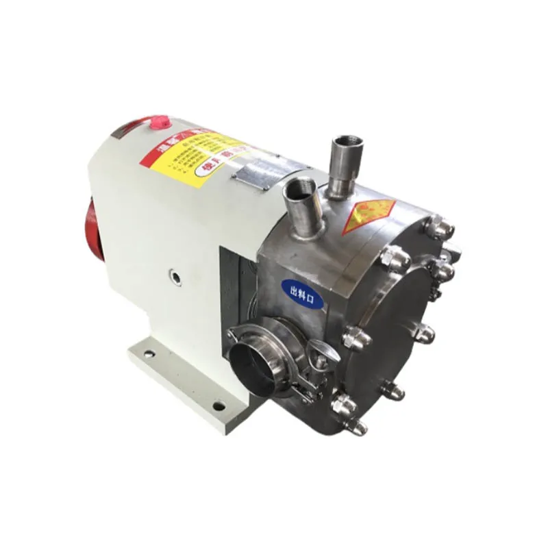 Stainless Steel Sanitary Food Grade Tri-lobe Rotary Lobe Pump High Pressure Chocolate Lobe Pump For Honey  Customizable