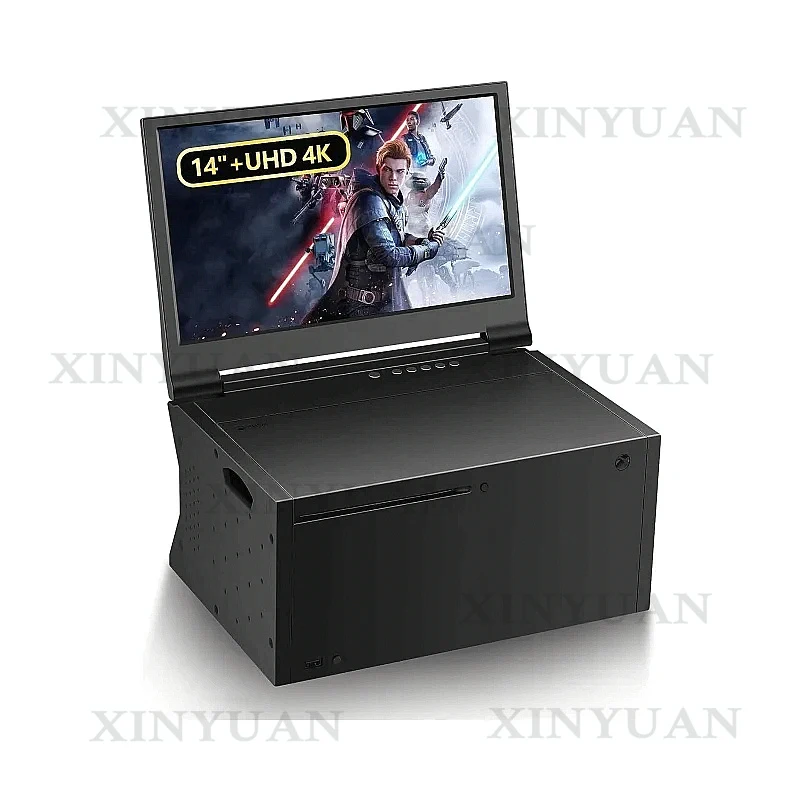 Portable Gaming Monitor, 14 Inch 4K IPS Screen Featuring HDR and Freesync Compatible with Xbox