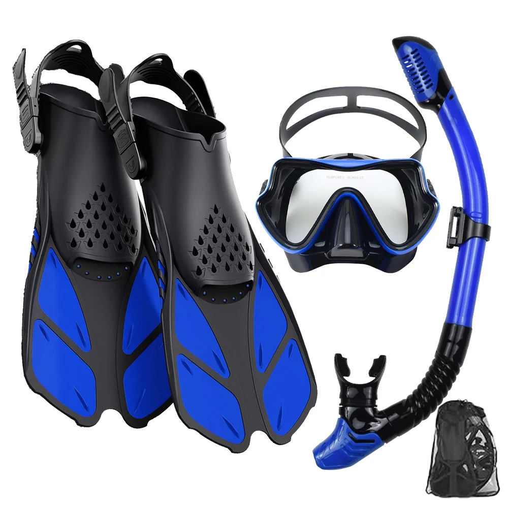 Mask Fins Snorkel Set, Snorkel - огляд і ціна Freediving Mask Set