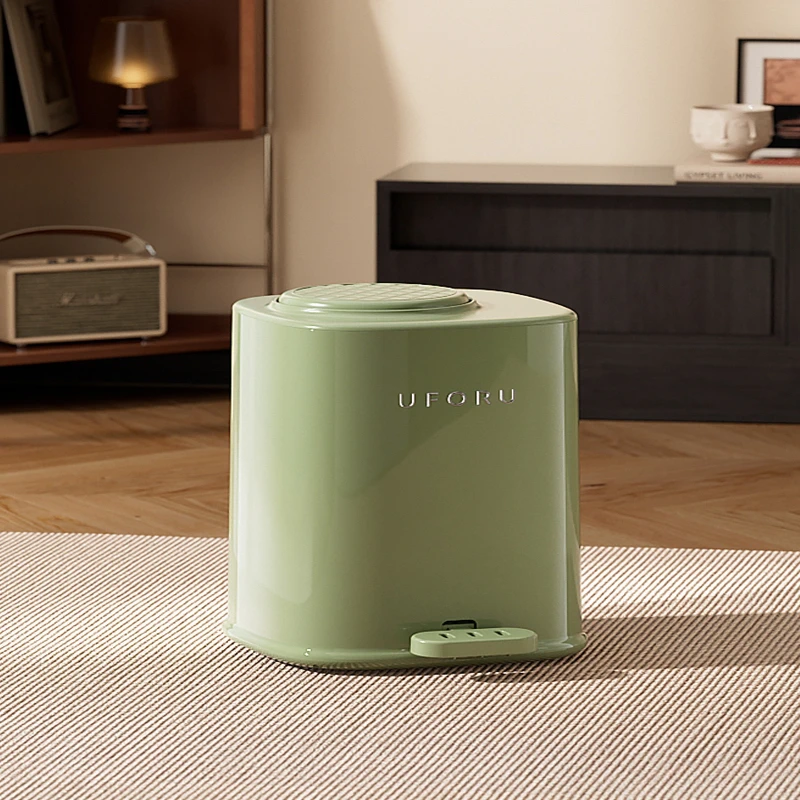 

Household Light Luxury Waste Bins Large-capacity Anti-odor Push-pedal Creative Waste Bins High-end with A Lid Home Basurero JTW