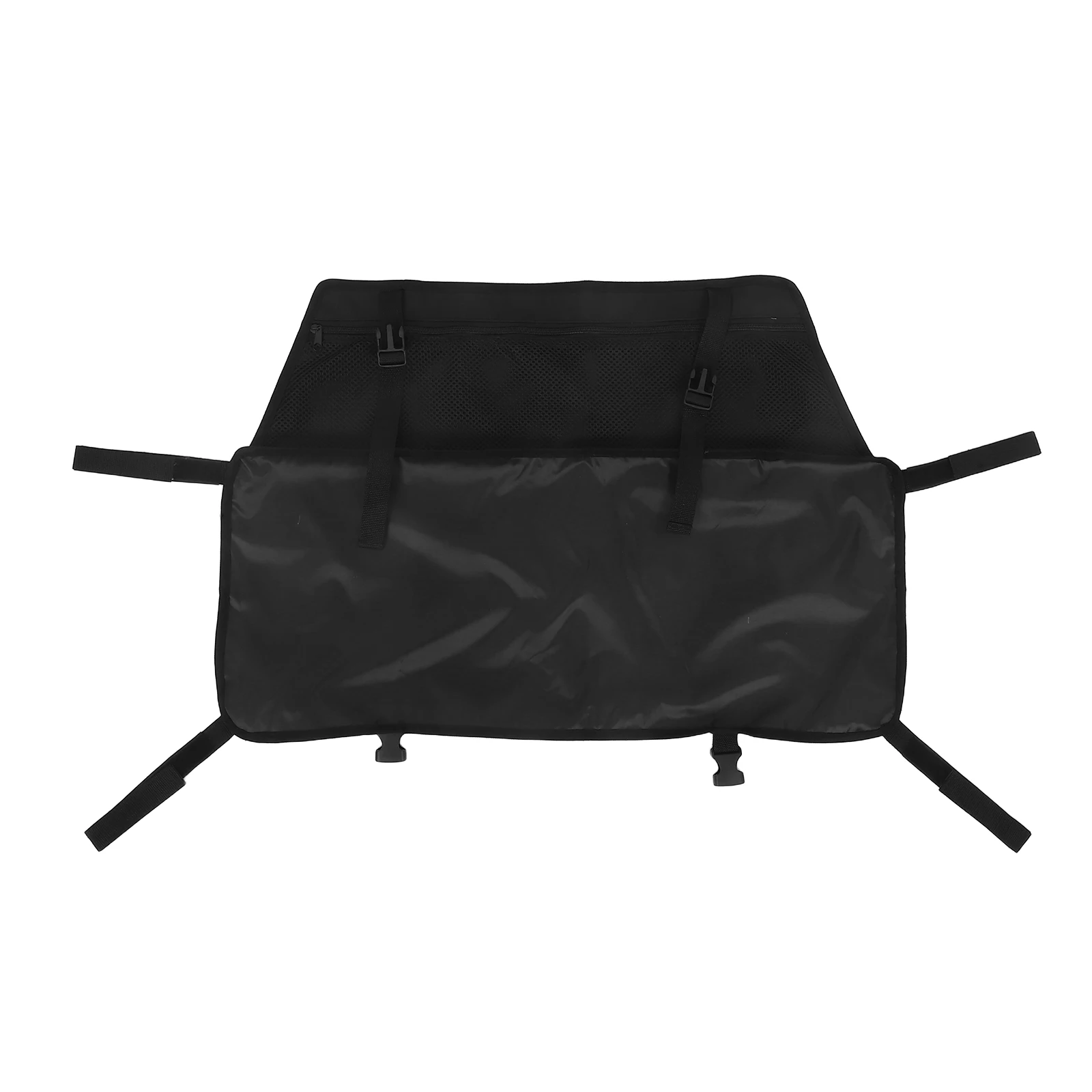 

Wagons Carts Foldable Camping Bag Collapsible Side Pocket Accessories Black Beach Mesh Trolley