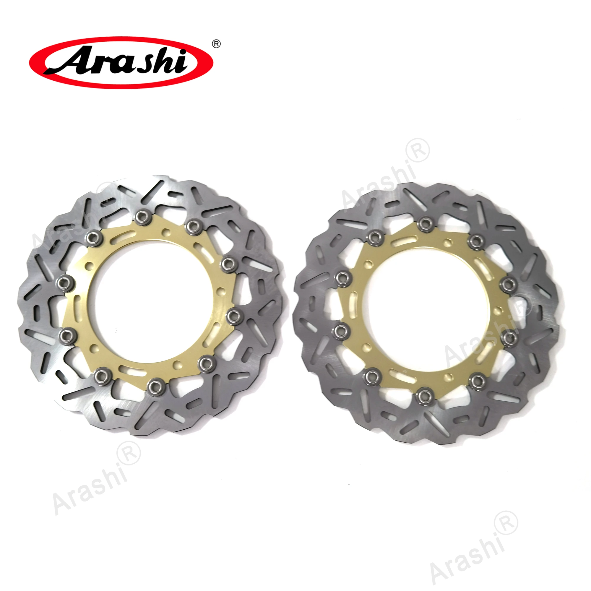 Arashi 1 Set CNC Volledige Drijvende Remschijf Remschijven Voor KAWASAKI Z900/ABS 2017 2018 2019 2020 2021 2022 Z 900